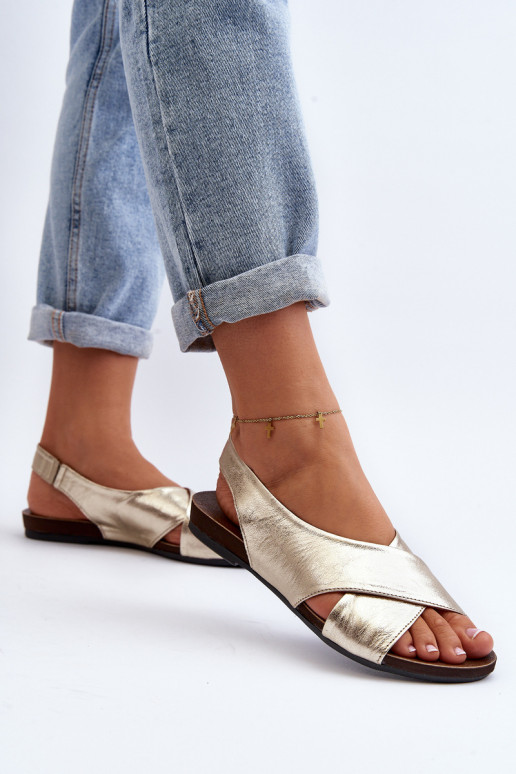 Zazoo 40407 sandalias Piel Femenino color dorado Zazoo 40407 sandalias Piel Femenino color dorado