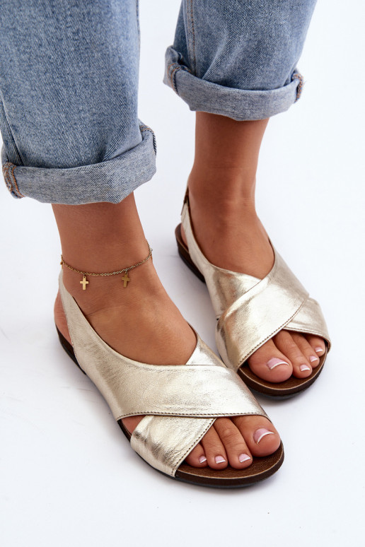 Zazoo 40407 sandalias Piel Femenino color dorado Zazoo 40407 sandalias Piel Femenino color dorado