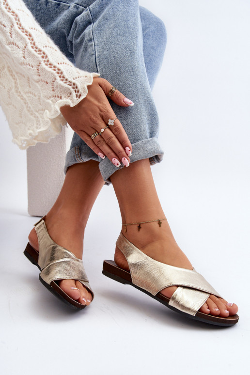 Zazoo 40407 sandalias Piel Femenino color dorado Zazoo 40407 sandalias Piel Femenino color dorado