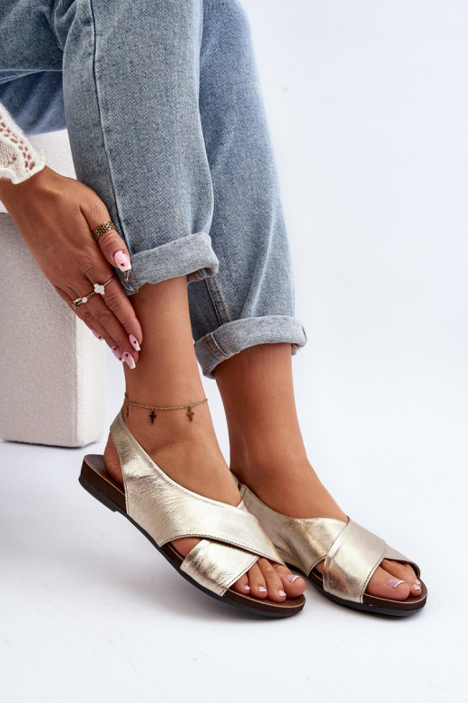 Zazoo 40407 sandalias Piel Femenino color dorado Zazoo 40407 sandalias Piel Femenino color dorado