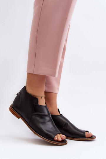 Femenino Sandalias de mujer Laura Messi 2443 de color negro 2