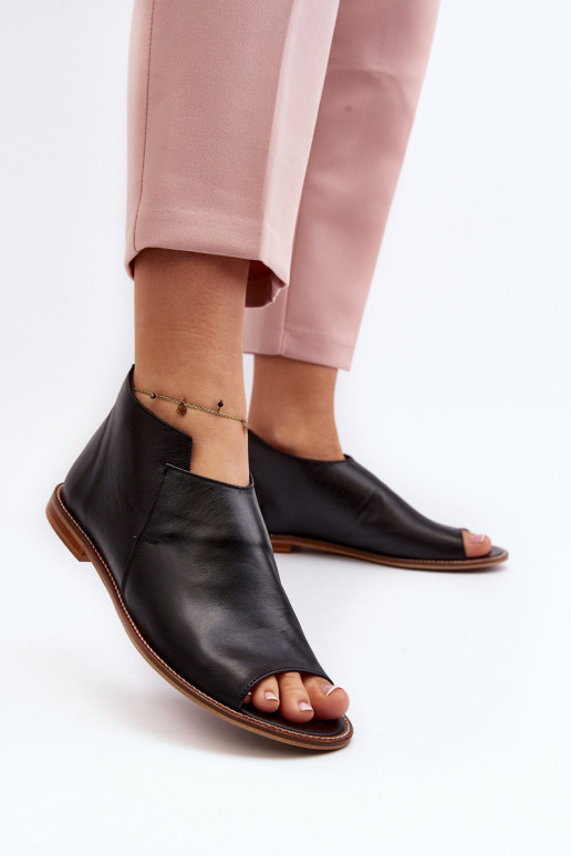 Femenino Sandalias de mujer Laura Messi 2443 de color negro Femenino Sandalias de mujer Laura Messi 2443 de color negro