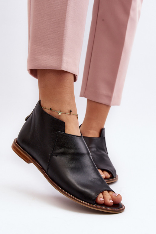 Femenino Sandalias de mujer Laura Messi 2443 de color negro Femenino Sandalias de mujer Laura Messi 2443 de color negro