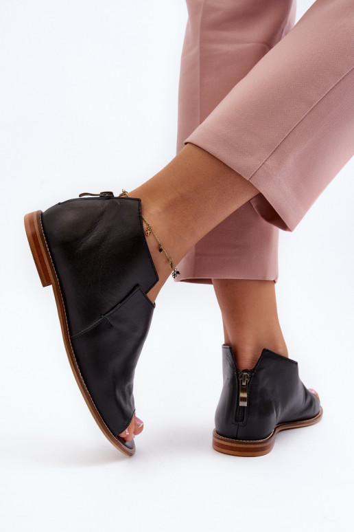 Femenino Sandalias de mujer Laura Messi 2443 de color negro Femenino Sandalias de mujer Laura Messi 2443 de color negro