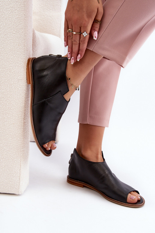 Femenino Sandalias de mujer Laura Messi 2443 de color negro Femenino Sandalias de mujer Laura Messi 2443 de color negro