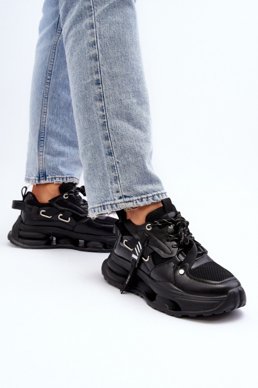 Zapatillas modelo zapatos. Femenino GOE NN2N4040 de color negro