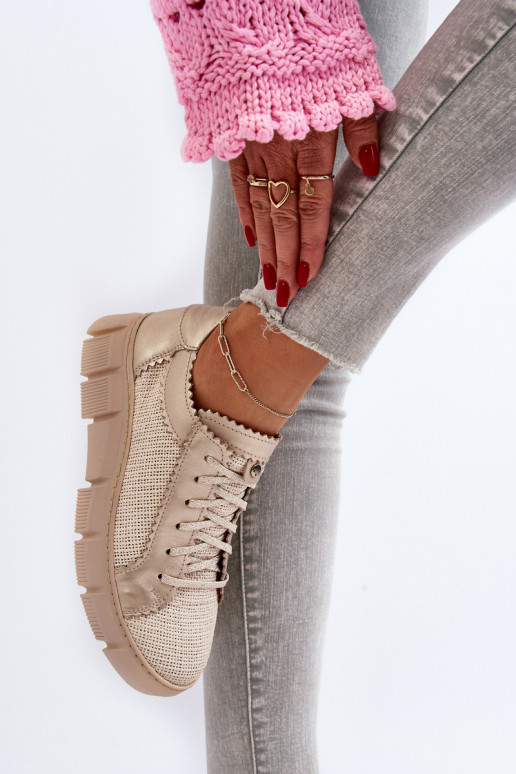 Femenino Piel zapatos Tiene queciejka 05850-22 color marfil Femenino Piel zapatos Tiene queciejka 05850-22 color marfil