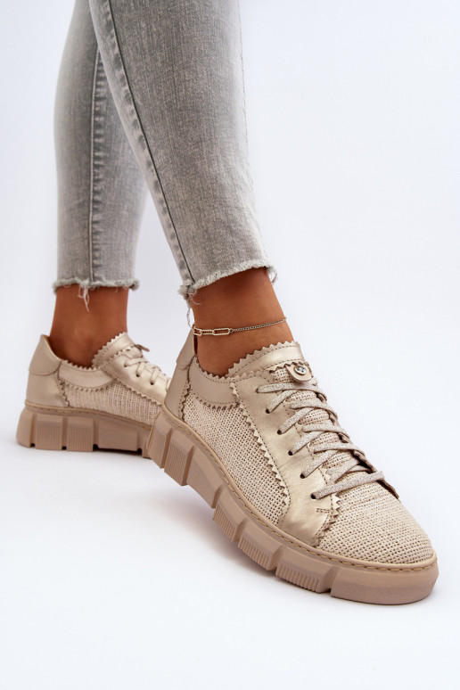 Femenino Piel zapatos Tiene queciejka 05850-22 color marfil Femenino Piel zapatos Tiene queciejka 05850-22 color marfil