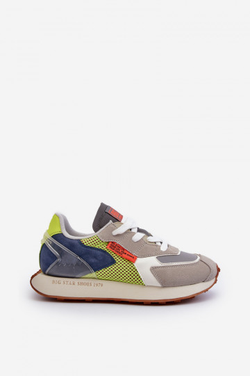 zapatillas Zapatillas modelo zapatos. Tiene quesculino Memory Foam System Big Star NN174344 color gris 2