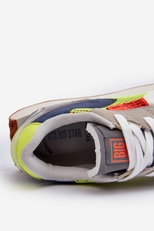 zapatillas Zapatillas modelo zapatos. Tiene quesculino Memory Foam System Big Star NN174344 color gris zapatillas Zapatillas modelo zapatos. Tiene quesculino Memory Foam System Big Star NN174344 color gris