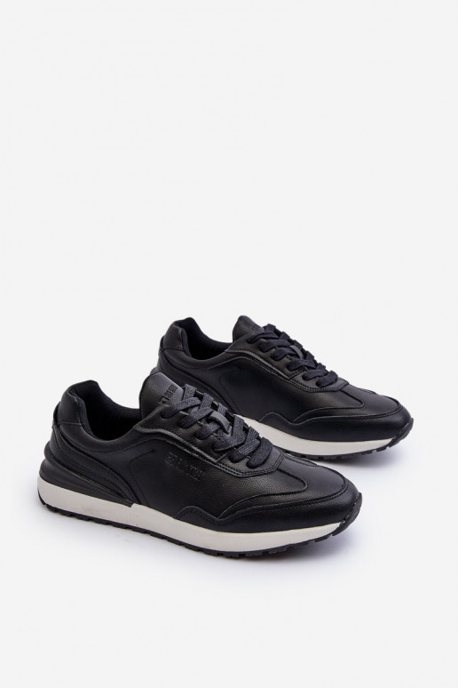 Zapatillas modelo zapatos. Tiene quesculino Piel BIG STAR NN174287 de color negro Zapatillas modelo zapatos. Tiene quesculino Piel BIG STAR NN174287 de color negro