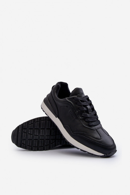 Zapatillas modelo zapatos. Tiene quesculino Piel BIG STAR NN174287 de color negro Zapatillas modelo zapatos. Tiene quesculino Piel BIG STAR NN174287 de color negro