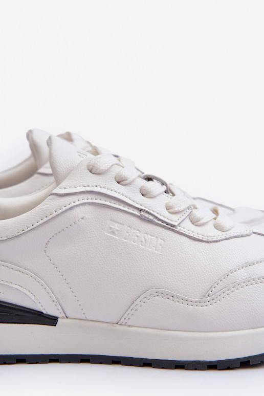 Zapatillas modelo zapatos. Tiene quesculino Piel BIG STAR NN174288 el color blanco Zapatillas modelo zapatos. Tiene quesculino Piel BIG STAR NN174288 el color blanco