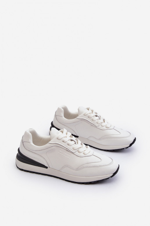 Zapatillas modelo zapatos. Tiene quesculino Piel BIG STAR NN174288 el color blanco Zapatillas modelo zapatos. Tiene quesculino Piel BIG STAR NN174288 el color blanco