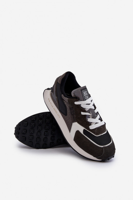 zapatillas Zapatillas modelo zapatos. Tiene quesculino Memory Foam System Big Star NN174347 de color negro