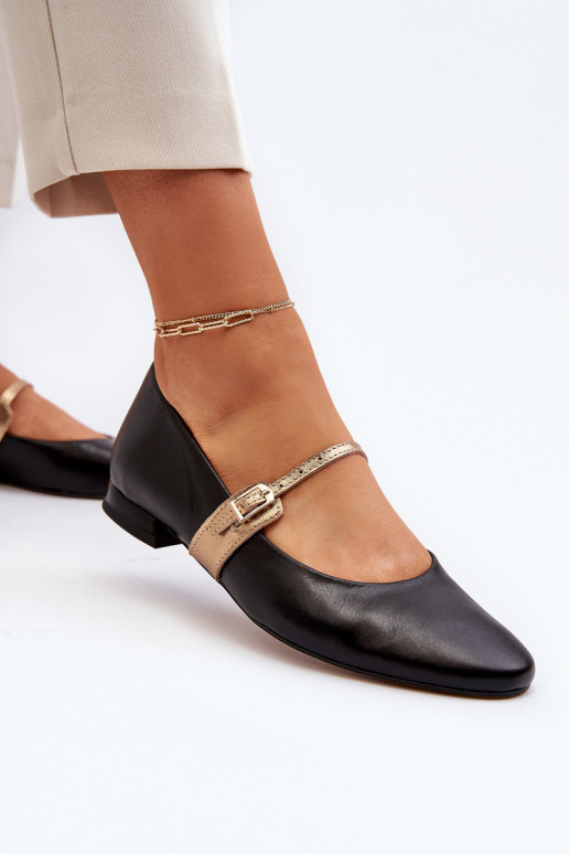 bailarinas Femenino con tacones anchos Laura Messi 2774 de color negro bailarinas Femenino con tacones anchos Laura Messi 2774 de color negro