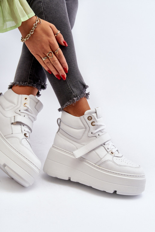 Zazoo 3450 Piel Zapatillas modelo zapatos. Femenino el color blanco Zazoo 3450 Piel Zapatillas modelo zapatos. Femenino el color blanco