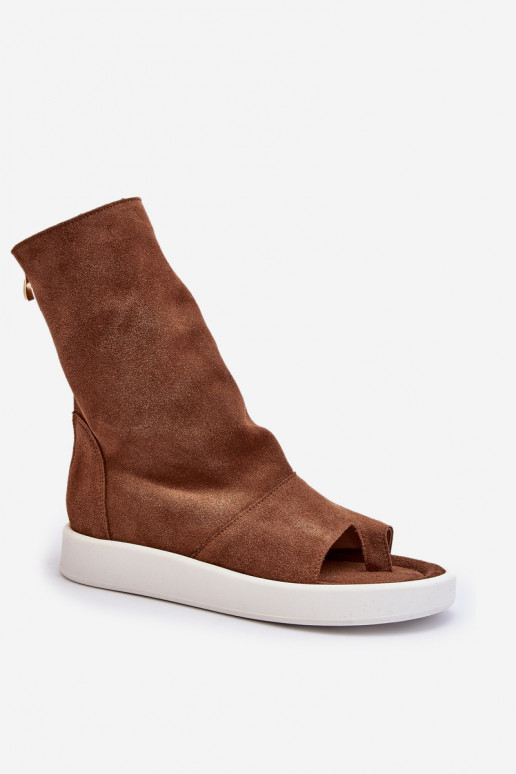 Zazoo 3441 Sandalias mujer anteCholeAka color marrón Zazoo 3441 Sandalias mujer anteCholeAka color marrón