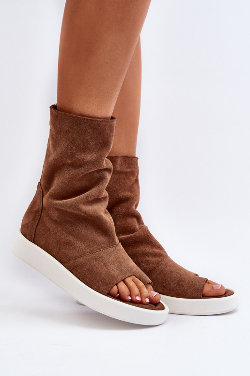 Zazoo 3441 Sandalias mujer anteCholeAka color marrón Zazoo 3441 Sandalias mujer anteCholeAka color marrón