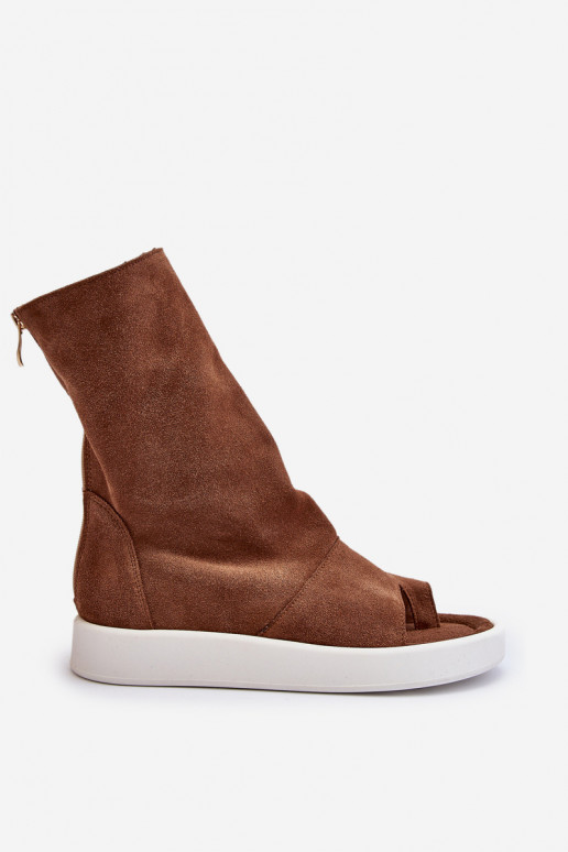 Zazoo 3441 Sandalias mujer anteCholeAka color marrón Zazoo 3441 Sandalias mujer anteCholeAka color marrón