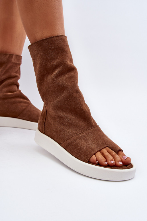 Zazoo 3441 Sandalias mujer anteCholeAka color marrón Zazoo 3441 Sandalias mujer anteCholeAka color marrón