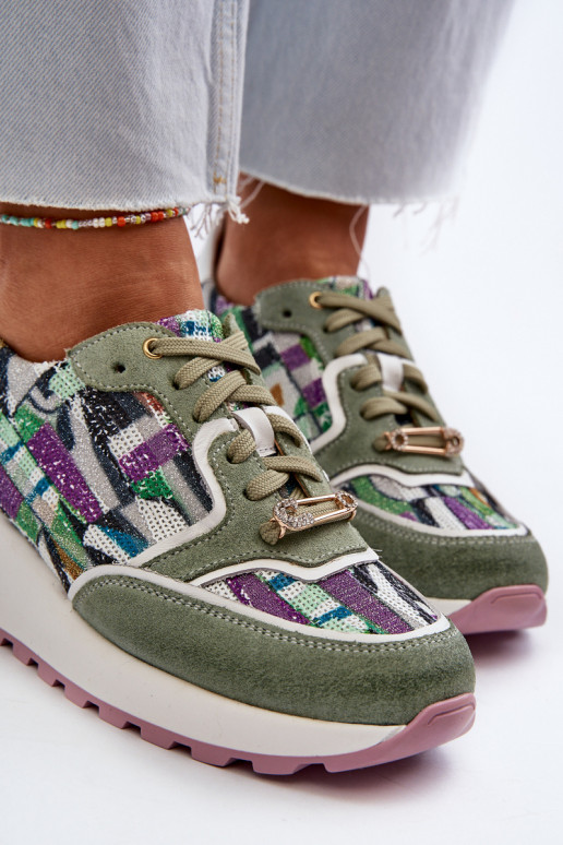 Piel Zapatillas modelo zapatos. Femenino con una plataforma Tiene queciejka 06390-09 SeledynoAe Piel Zapatillas modelo zapatos. Femenino con una plataforma Tiene queciejka 06390-09 SeledynoAe