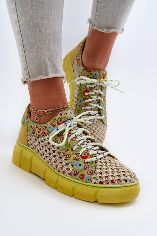 Femenino Piel zapatos Tiene queciejka 05850-09 Caliza Femenino Piel zapatos Tiene queciejka 05850-09 Caliza