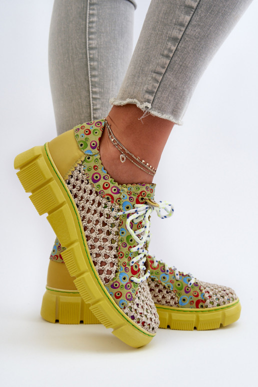 Femenino Piel zapatos Tiene queciejka 05850-09 Caliza Femenino Piel zapatos Tiene queciejka 05850-09 Caliza