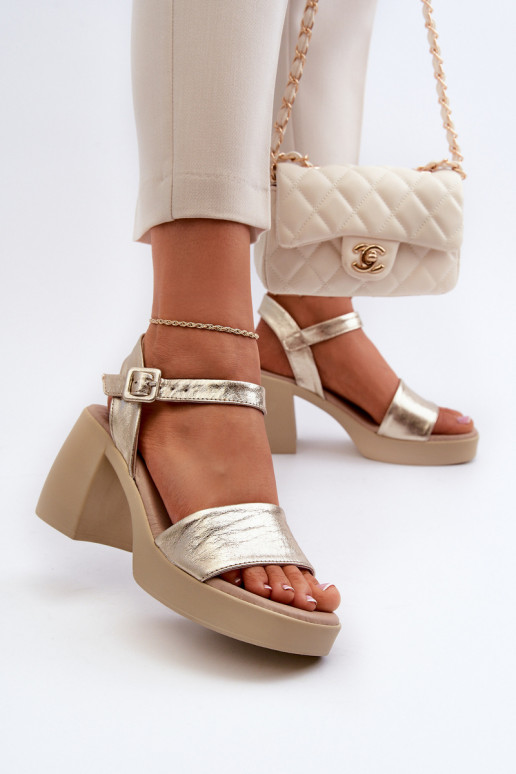 Zazoo 40386 Femenino Sandalias de mujer reloj color dorado Zazoo 40386 Femenino Sandalias de mujer reloj color dorado