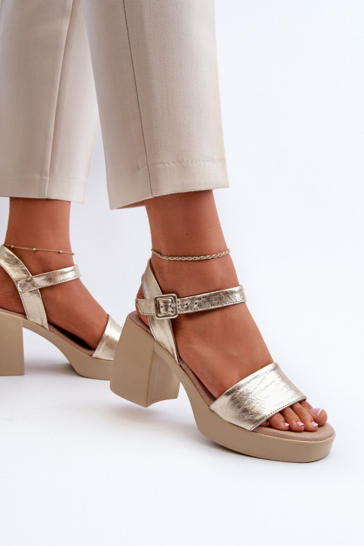 Zazoo 40386 Femenino Sandalias de mujer reloj color dorado Zazoo 40386 Femenino Sandalias de mujer reloj color dorado