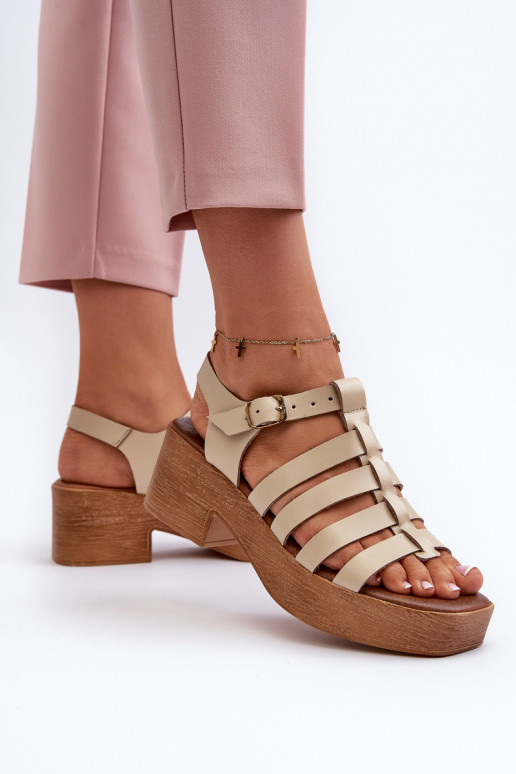 Zazoo 40410 Sandalias de mujer Femenino beige Zazoo 40410 Sandalias de mujer Femenino beige