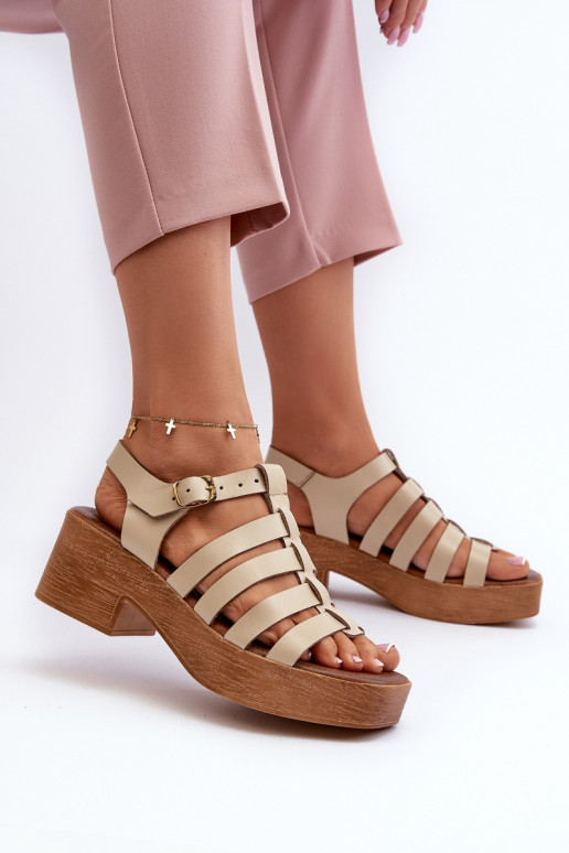 Zazoo 40410 Sandalias de mujer Femenino beige Zazoo 40410 Sandalias de mujer Femenino beige