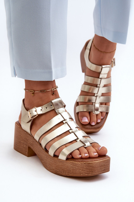 Zazoo 40410 Sandalias de mujer Femenino color dorado Zazoo 40410 Sandalias de mujer Femenino color dorado