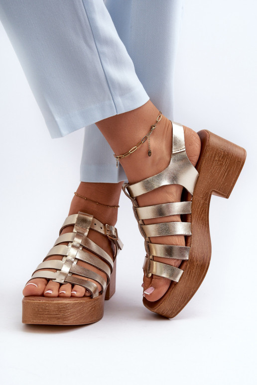 Zazoo 40410 Sandalias de mujer Femenino color dorado Zazoo 40410 Sandalias de mujer Femenino color dorado