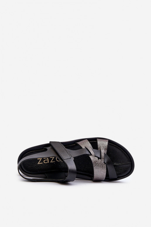 Zazoo 40397 Femenino Sandalias de mujer con una plataforma de color negro Zazoo 40397 Femenino Sandalias de mujer con una plataforma de color negro