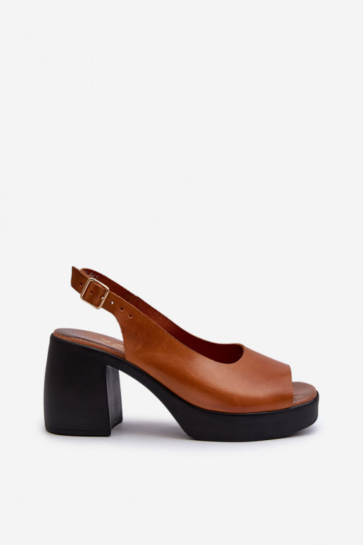 Zazoo 40376 Sandalias de mujer En tacones enormes color marrón Zazoo 40376 Sandalias de mujer En tacones enormes color marrón