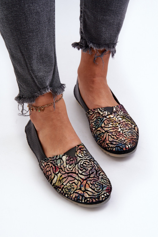 Femenino bailarinas Tiene queciejka 1930B-01 de color negro Femenino bailarinas Tiene queciejka 1930B-01 de color negro