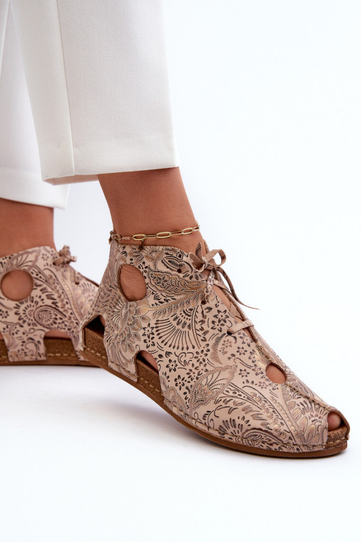 Estampado Piel Botas Tiene queciejka 03426-02 beige Estampado Piel Botas Tiene queciejka 03426-02 beige