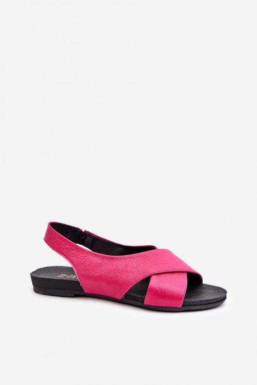 Zazoo 40407 sandalias Piel Femenino color rosa Zazoo 40407 sandalias Piel Femenino color rosa