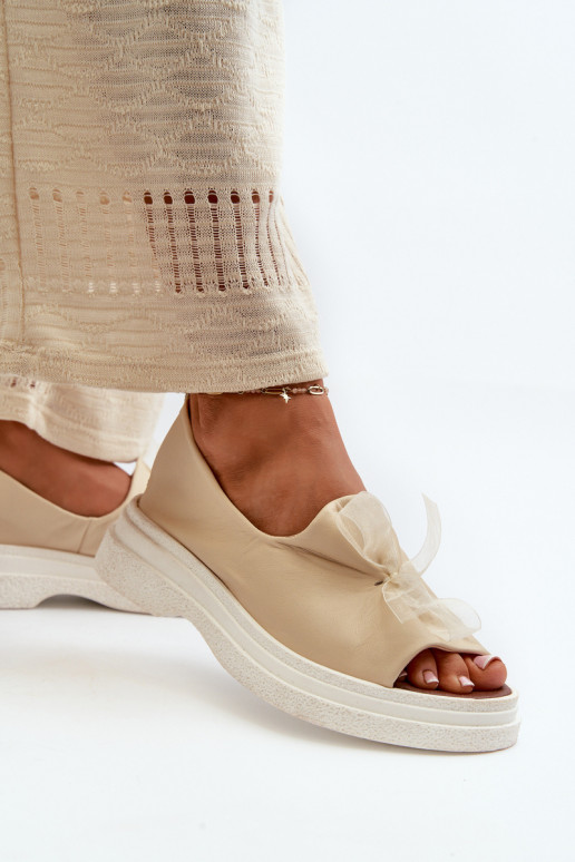 Zazoo 2939 Sandalias de mujer Femenino con cintas color marfil Zazoo 2939 Sandalias de mujer Femenino con cintas color marfil