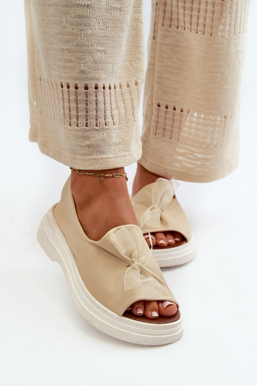Zazoo 2939 Sandalias de mujer Femenino con cintas color marfil Zazoo 2939 Sandalias de mujer Femenino con cintas color marfil