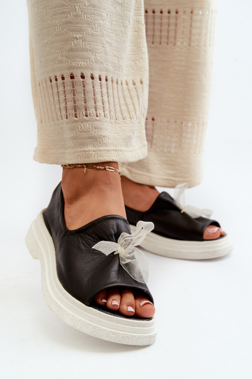 Zazoo 2939 Sandalias de mujer Femenino con cintas de color negro Zazoo 2939 Sandalias de mujer Femenino con cintas de color negro