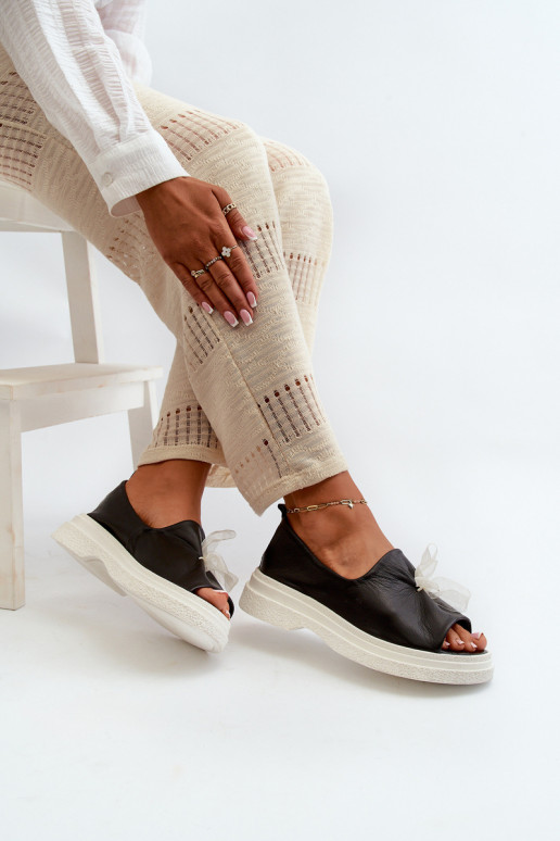 Zazoo 2939 Sandalias de mujer Femenino con cintas de color negro Zazoo 2939 Sandalias de mujer Femenino con cintas de color negro