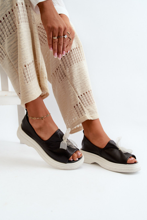 Zazoo 2939 Sandalias de mujer Femenino con cintas de color negro Zazoo 2939 Sandalias de mujer Femenino con cintas de color negro