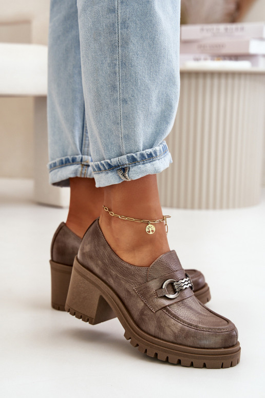 Zazoo 20175 zapatos Femenino con tacones Cuero natural beige Zazoo 20175 zapatos Femenino con tacones Cuero natural beige