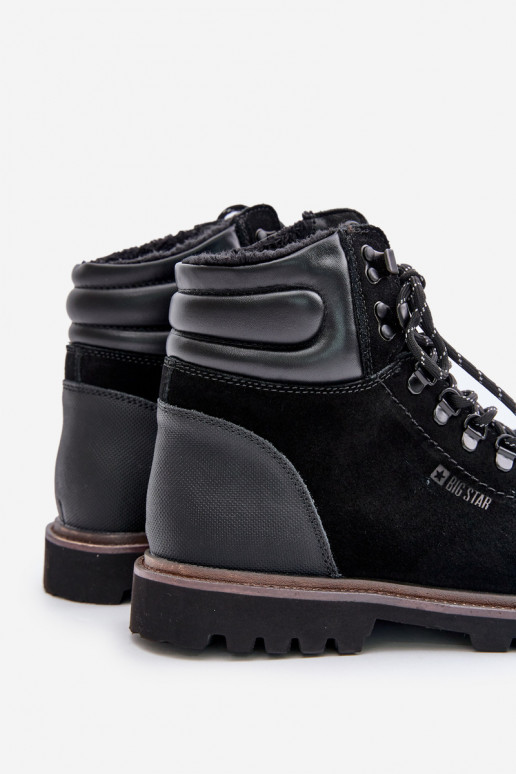 de gamuza calentamiento Botas zapatos Tiene quesculino Big Star OO174643 Hi-Poly System de color negro de gamuza calentamiento Botas zapatos Tiene quesculino Big Star OO174643 Hi-Poly System de color negro