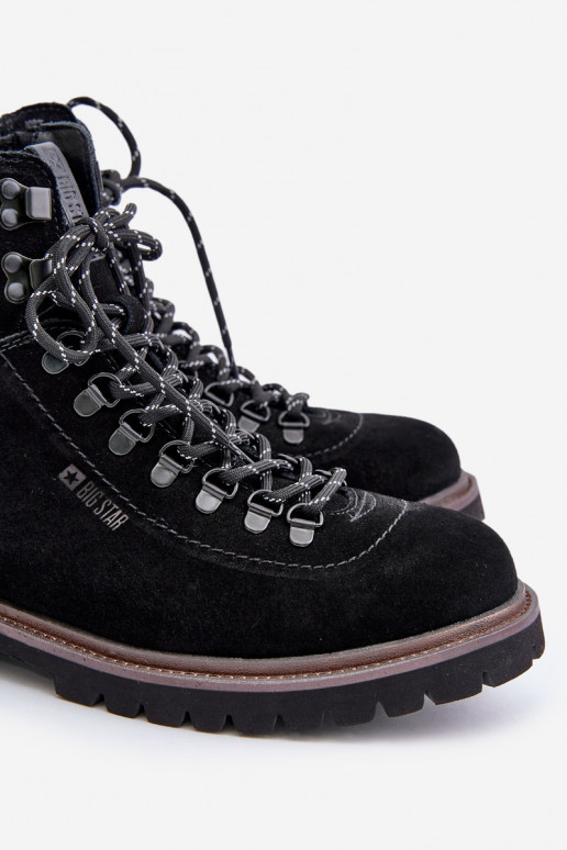 de gamuza calentamiento Botas zapatos Tiene quesculino Big Star OO174643 Hi-Poly System de color negro de gamuza calentamiento Botas zapatos Tiene quesculino Big Star OO174643 Hi-Poly System de color negro