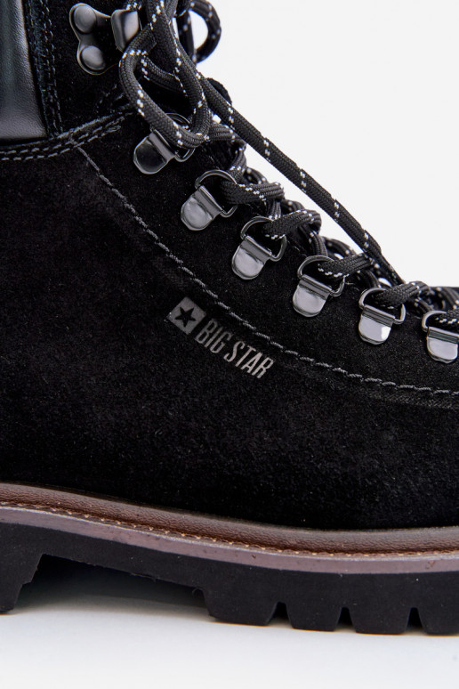 de gamuza calentamiento Botas zapatos Tiene quesculino Big Star OO174643 Hi-Poly System de color negro de gamuza calentamiento Botas zapatos Tiene quesculino Big Star OO174643 Hi-Poly System de color negro