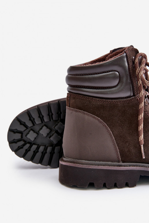 de gamuza calentamiento Botas zapatos Tiene quesculino Big Star OO174644 Hi-Poly System color marrón de gamuza calentamiento Botas zapatos Tiene quesculino Big Star OO174644 Hi-Poly System color marrón