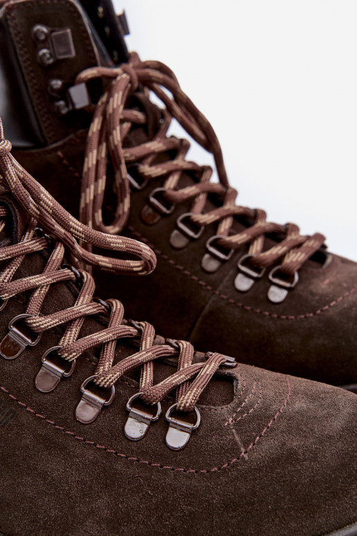 de gamuza calentamiento Botas zapatos Tiene quesculino Big Star OO174644 Hi-Poly System color marrón de gamuza calentamiento Botas zapatos Tiene quesculino Big Star OO174644 Hi-Poly System color marrón